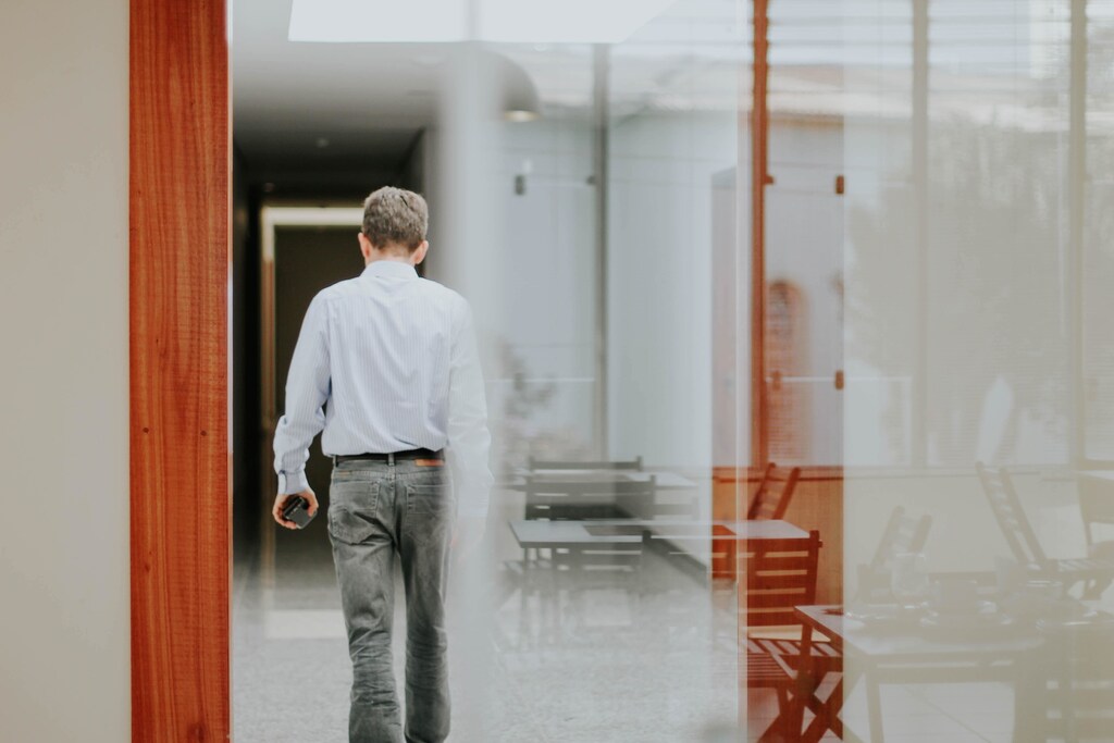 more people, like this man here, have been leaving work in what is known as The Great Resignation