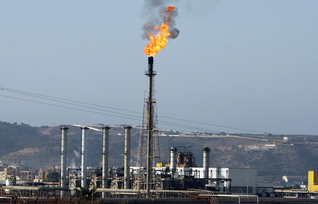 A view of a liquefied petroleum gas refinery in Arzew near the western city of Oran July 30, 2007. REUTERS/Zohra Bensemra (ALGERIA) - RTXDFMN