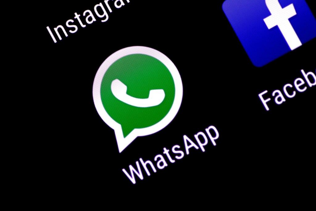 The WhatsApp messaging application is seen on a phone screen August 3, 2017. REUTERS/Thomas White - RC1E1BA39800