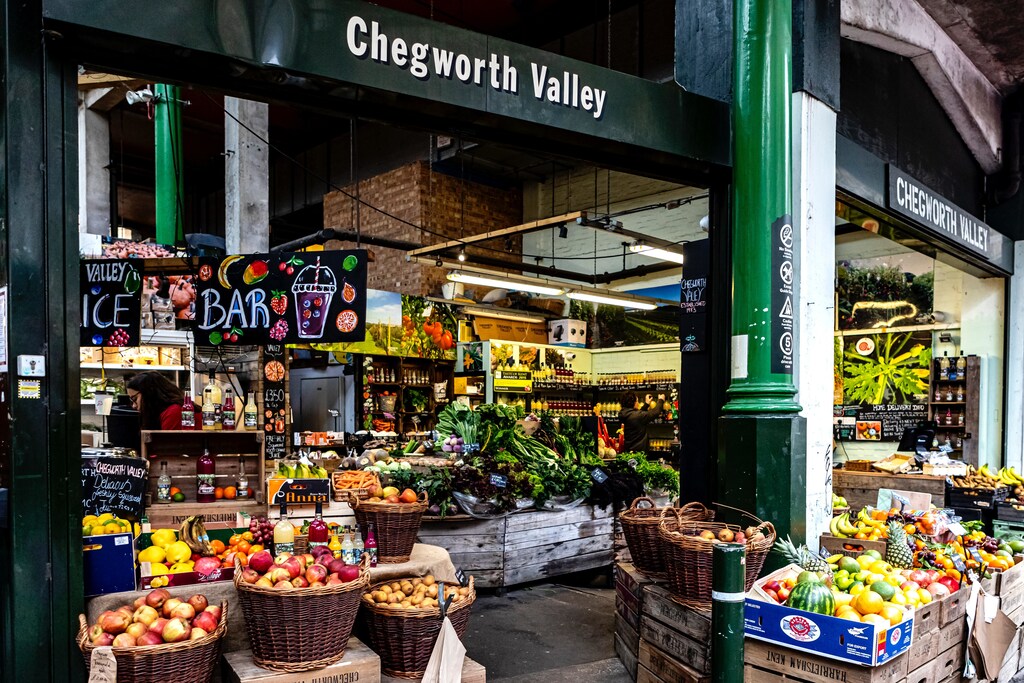 Food shops.
