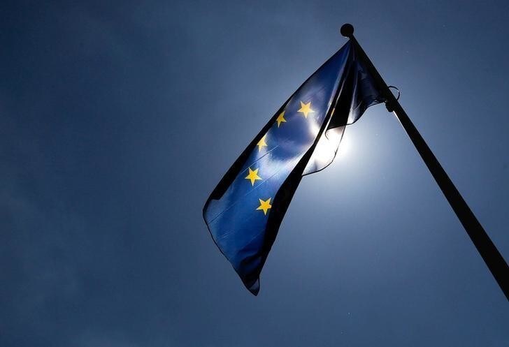 A European Union flags flutters outside the EU Commission headquarters in Brussels, Belgium June 20, 2018. REUTERS/Yves Herman