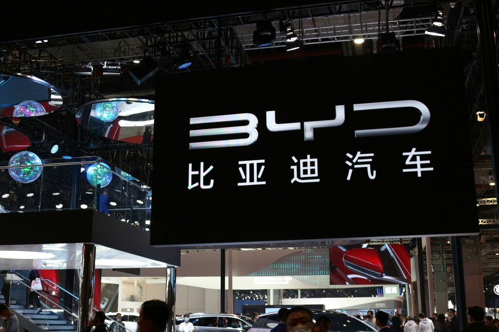 A BYD EV