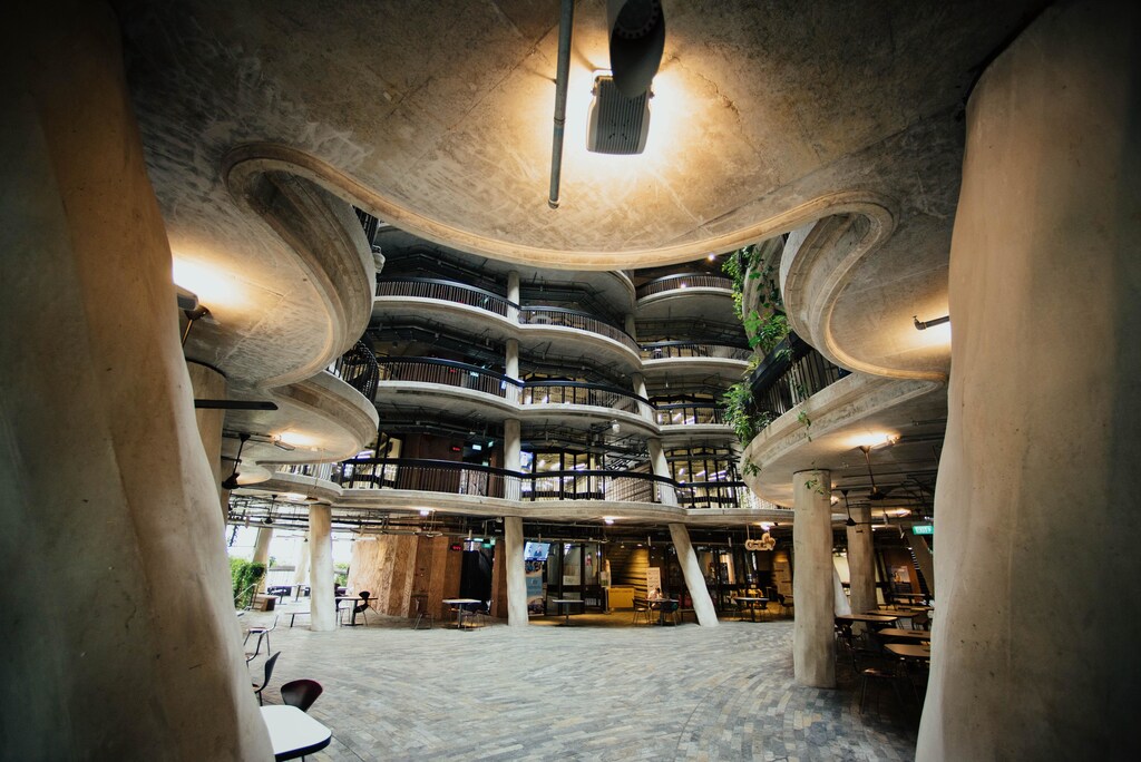 a building of the future showing how real estate will develop to become more sustainable, livable, resilient and affordable