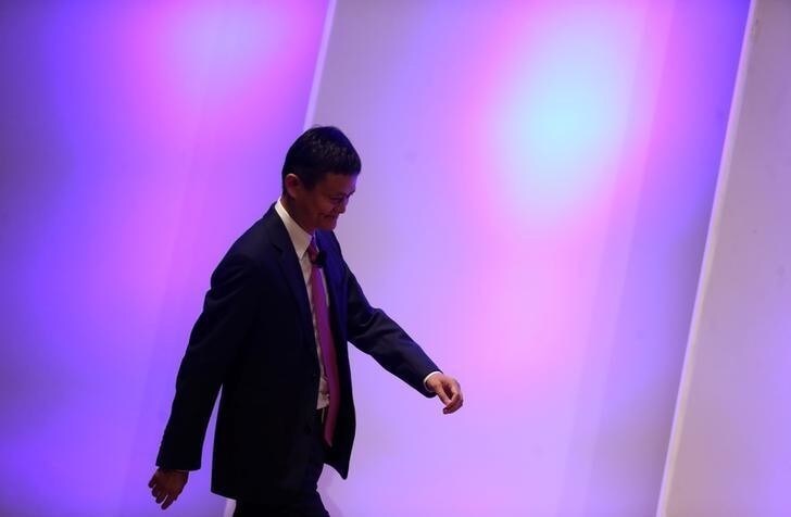 Alibaba Group Executive Chairman Jack Ma arrives for the Business Forum at the 11th World Trade Organisation's ministerial conference in Buenos Aires, Argentina December 12, 2017. REUTERS/Marcos Brindicci
