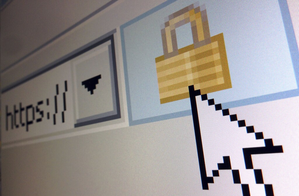 A lock icon, signifying an encrypted Internet connection, is seen on an Internet Explorer browser in a photo illustration in Paris April 15, 2014. About two thirds of all websites use code known as OpenSSL to help secure those encrypted sessions. Researchers last week warned they have uncovered a security bug in OpenSLL dubbed Heartbleed, which could allow hackers to steal massive troves of information without leaving a trace. REUTERS/Mal Langsdon (FRANCE - Tags: SCIENCE TECHNOLOGY CRIME LAW) - GM1EA4F1SZM01