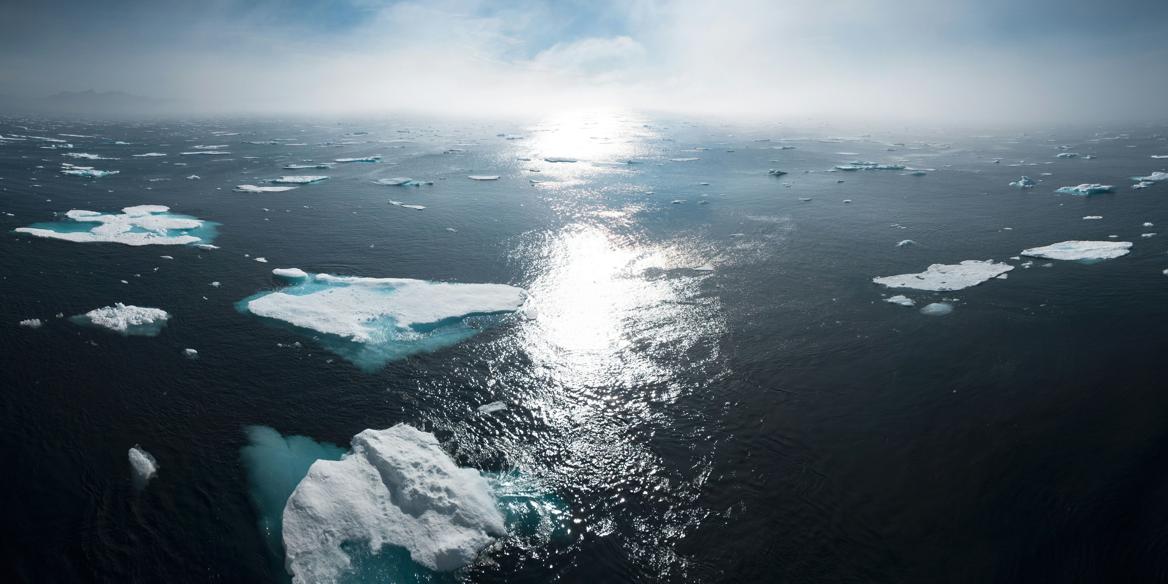 Melting icebergs 