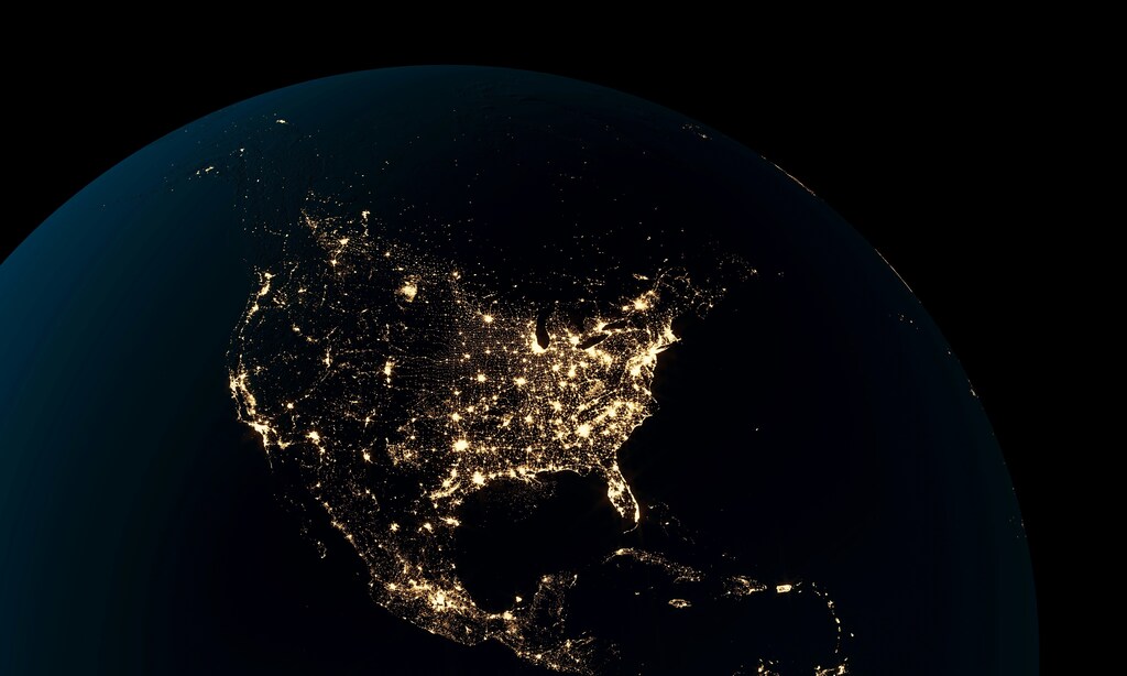 Glowing Earth representing hotspots of global risks in the age of competition 2026