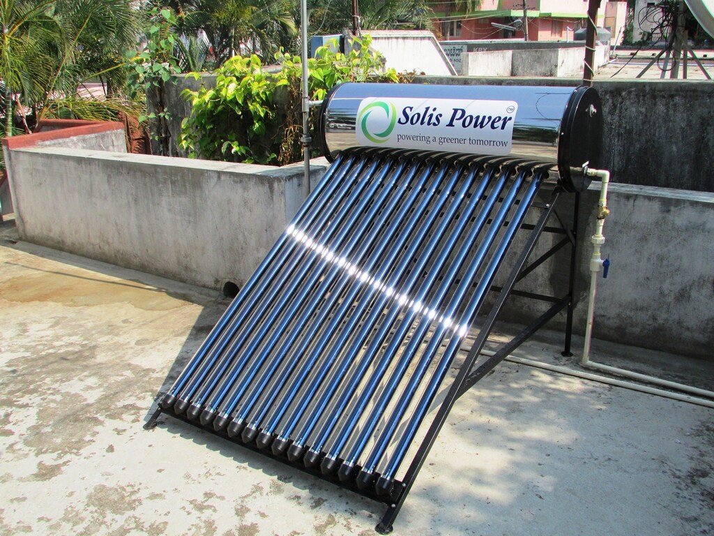 The nation has a target of installing at least 250,000 solar water heaters in buildings by 2030.