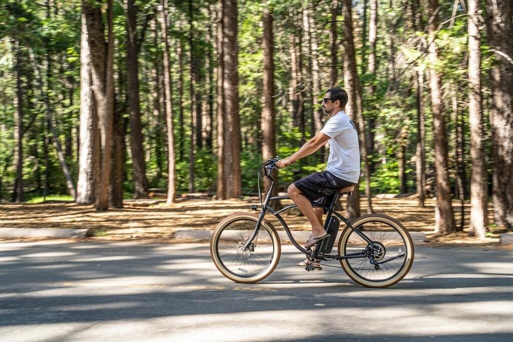 image of a person using an electric bike