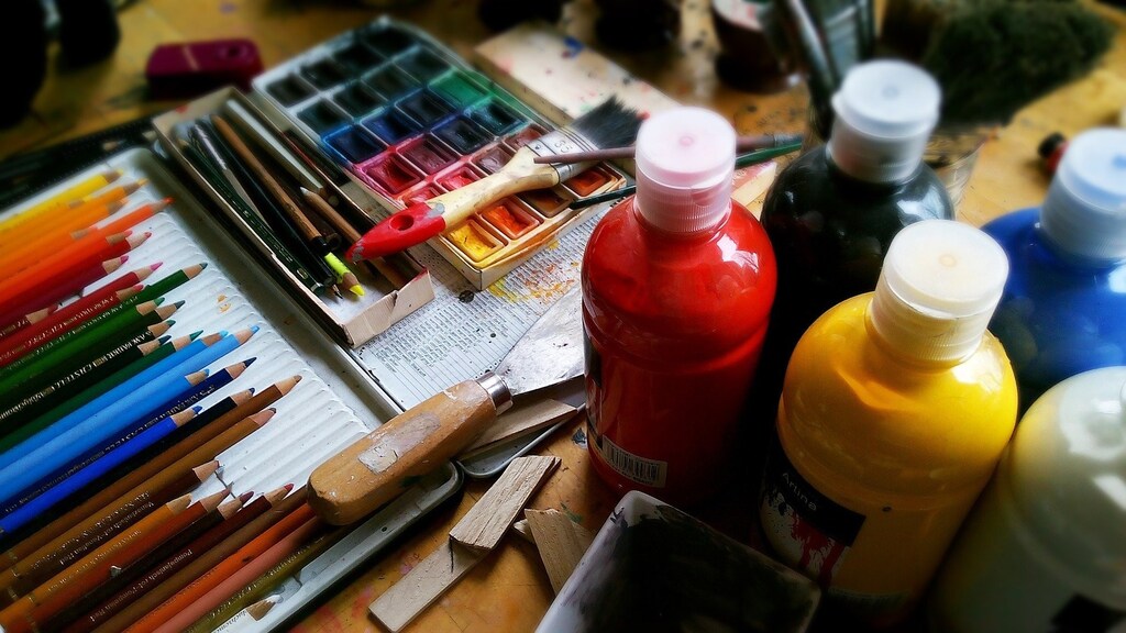 image of art supplies