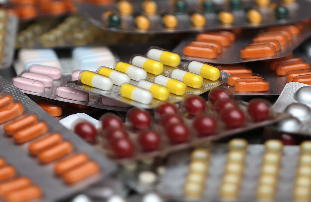 Illustration photo shows various medicine pills in their original packaging in Brussels, Belgium August 9, 2019.