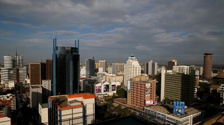 A general view shows the central business district of Kenya's capital Nairobi, April 10, 2017. REUTERS/Thomas Mukoya