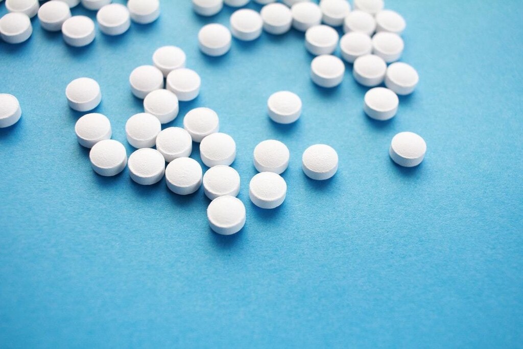 A number of pills are pictured, as reports say results of trials on a daily pill to treat COVID-19 could be available within months.