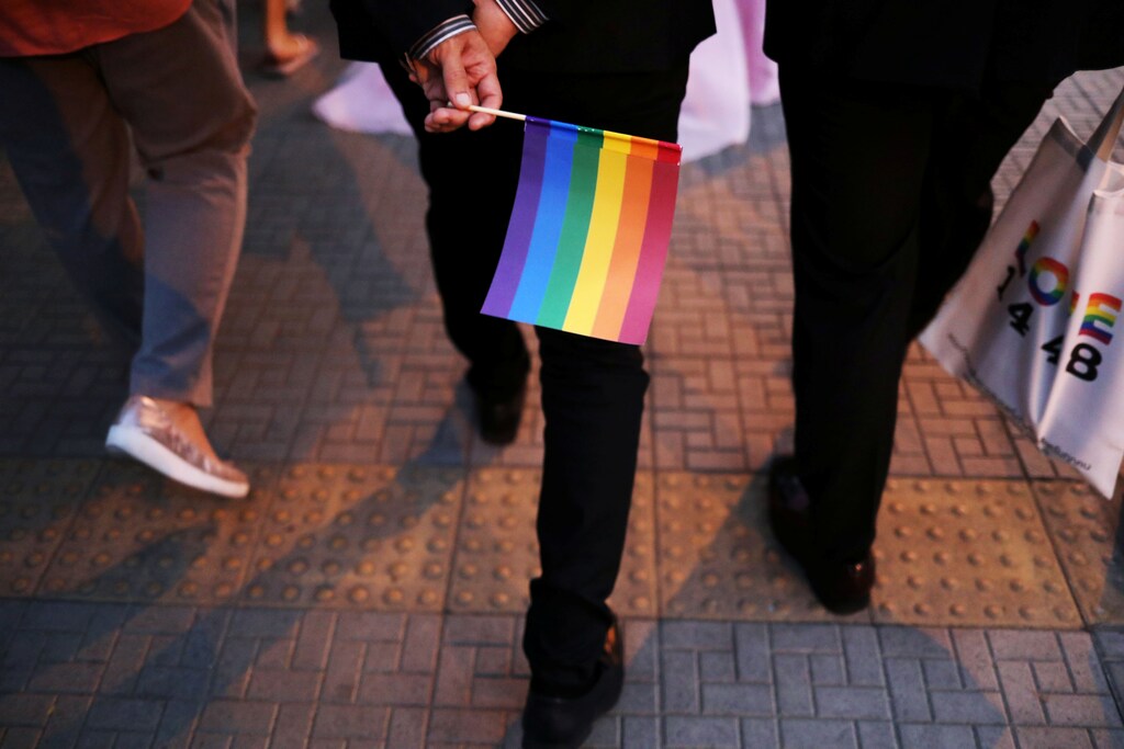 Thailand's LGBT community gathers for a gay pride parade in Bangkok, Thailand, November 29, 2018. REUTERS/Ann Wang - RC1132124990