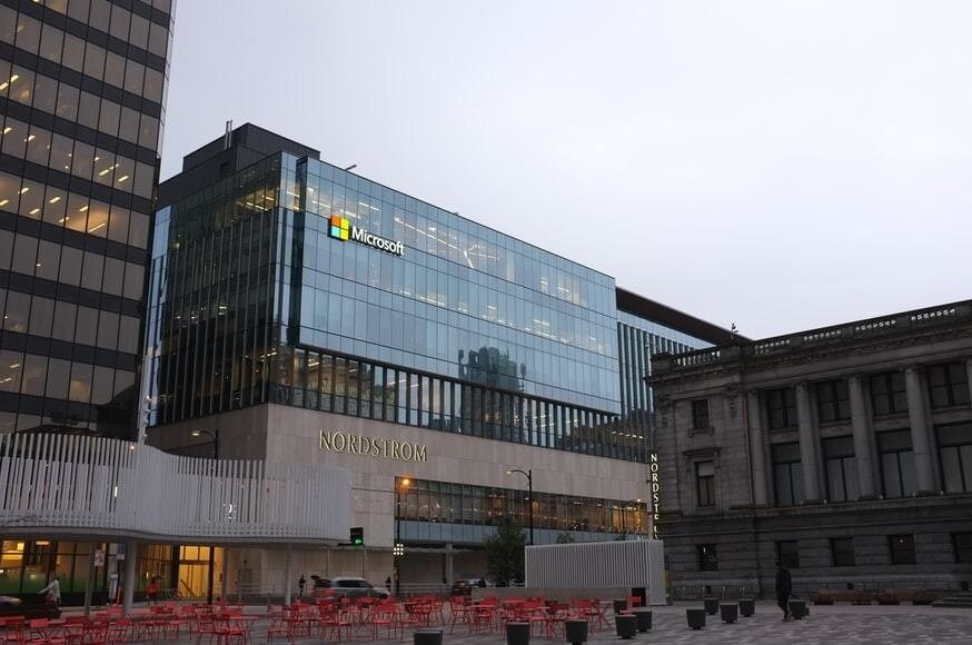 A Microsoft office in Vancouver, Canada.