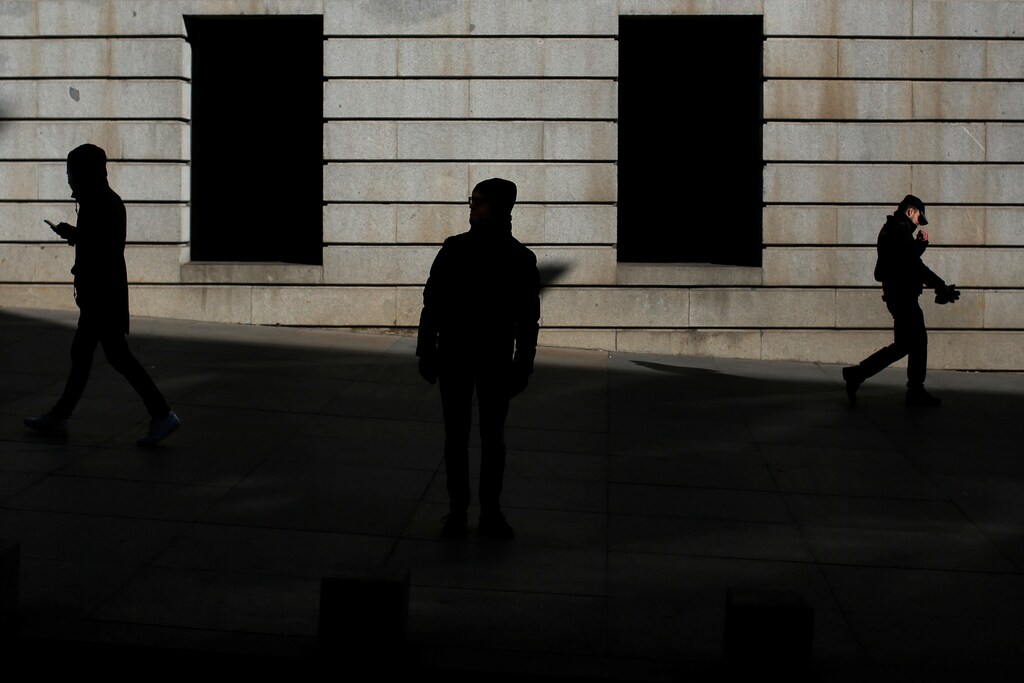 People walk outside Spanish parliament in Madrid, Spain, January 24, 2017. REUTERS/Juan Medina - RTSX3RW