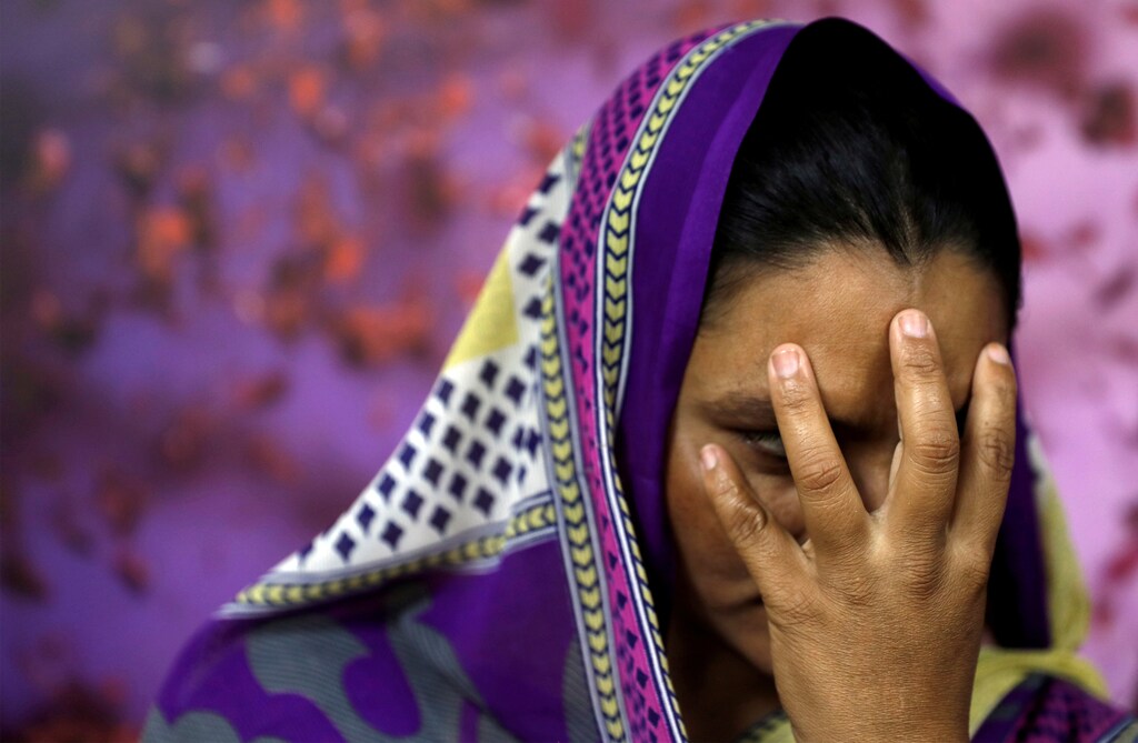 A survivor of slavery who wished to remain anonymous poses for a picture in New Delhi, India March 7, 2018. Picture taken March 7, 2018. REUTERS/Cathal McNaughton TPX IMAGES OF THE DAY - RC19CB396BE0