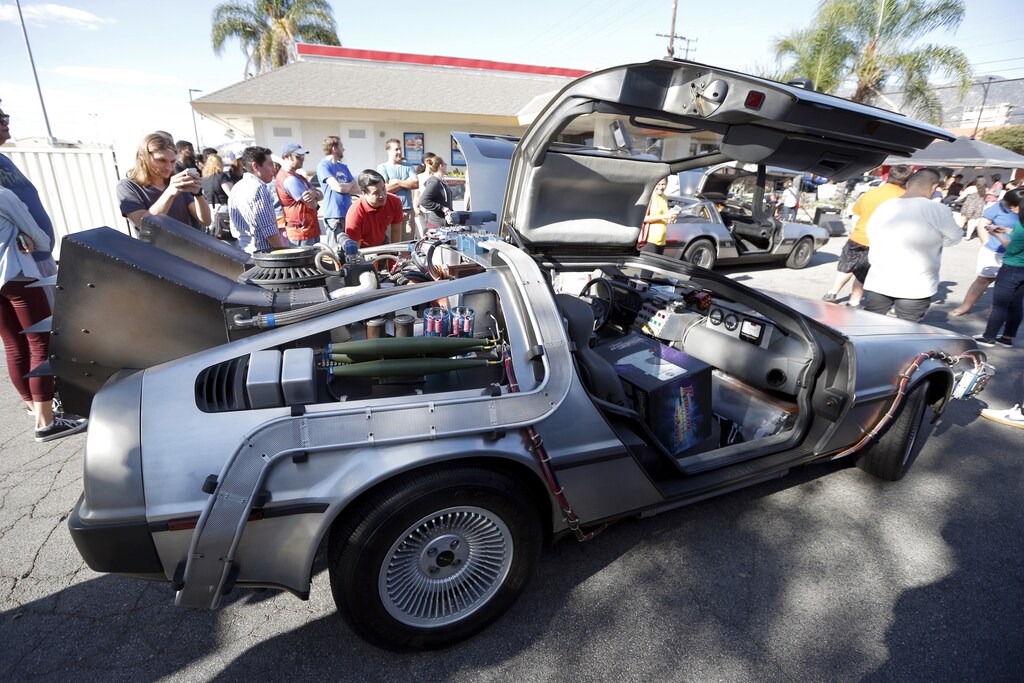 The DeLorean from Back to the Future II