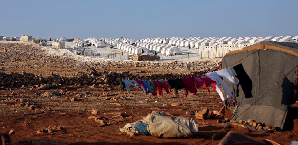 A general view of the refugee camp near Atimah village, Idlib province, Syria September 11 ,2018. REUTERS/Khalil Ashawi - RC160F52B0B0