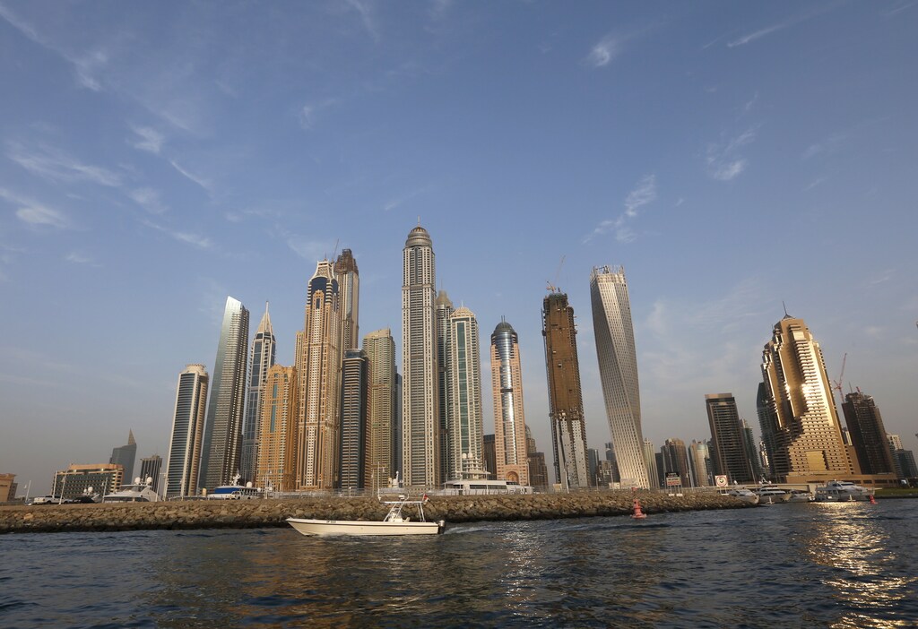 A general view of Dubai Marina, in Dubai, United Arab Emirates, May 23, 2015.