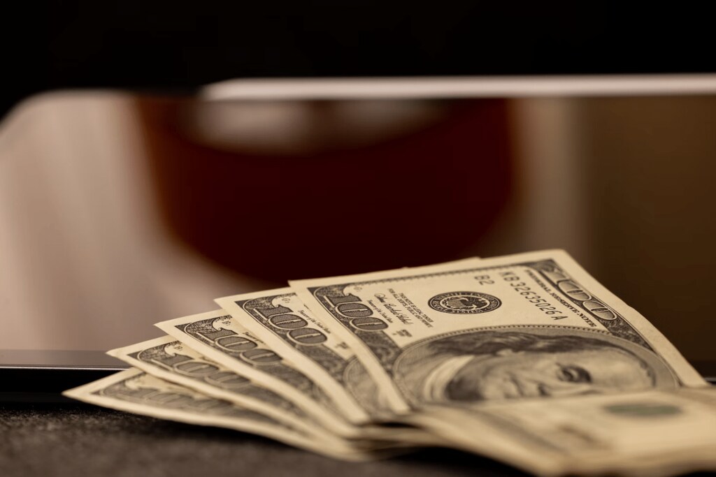 Close up of the US dollar currency. Inflation is the number one concern for people globally