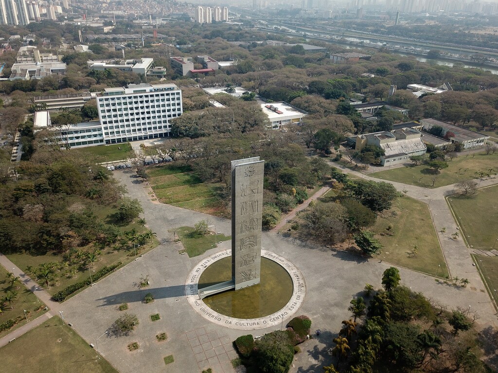 Campus de la Universidad de Sao Paulo, imagen aérea