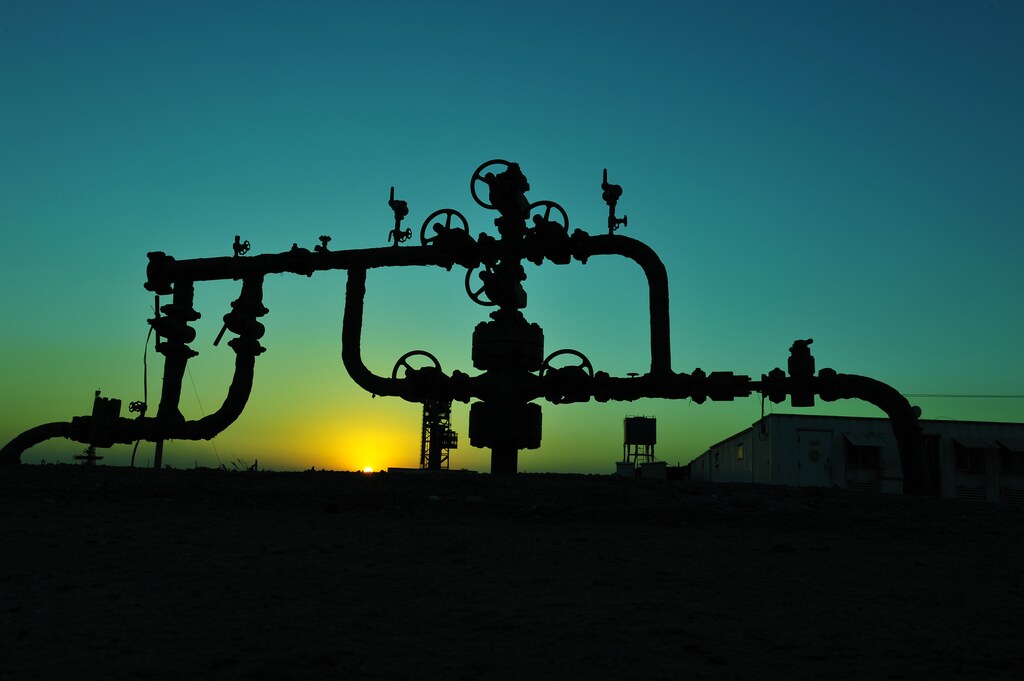 A fuel pipeline, illustrating the need for the decarbonization of heavy industry.
