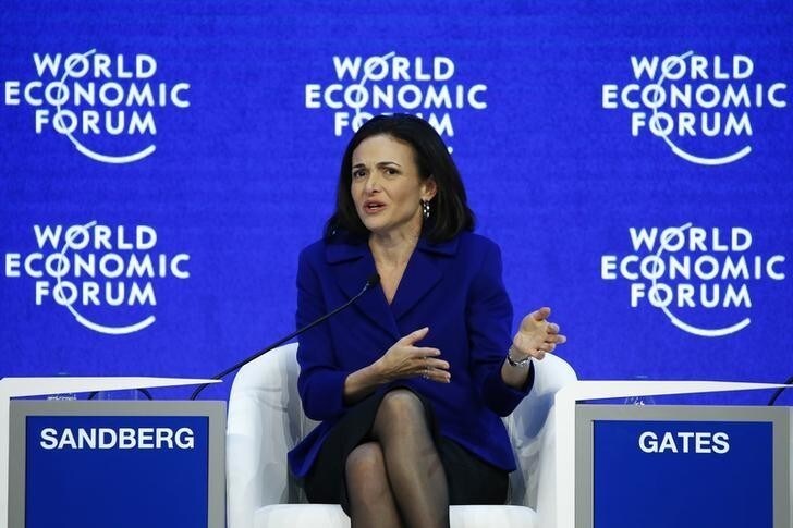 Sheryl Sandberg, Chief Operating Officer of Facebook attends the annual meeting of the World Economic Forum (WEF) in Davos, Switzerland January 22, 2016. REUTERS/Ruben Sprich