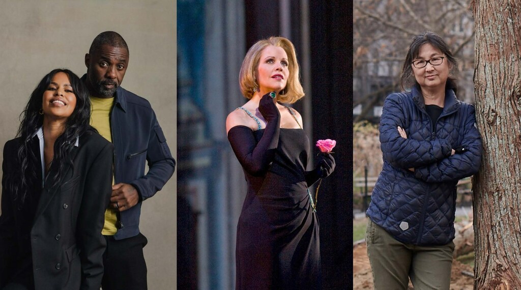 2023 Crystal Award: Idris Elba and Sabrina Dhowre Elba, Renée Fleming and Maya Lin.