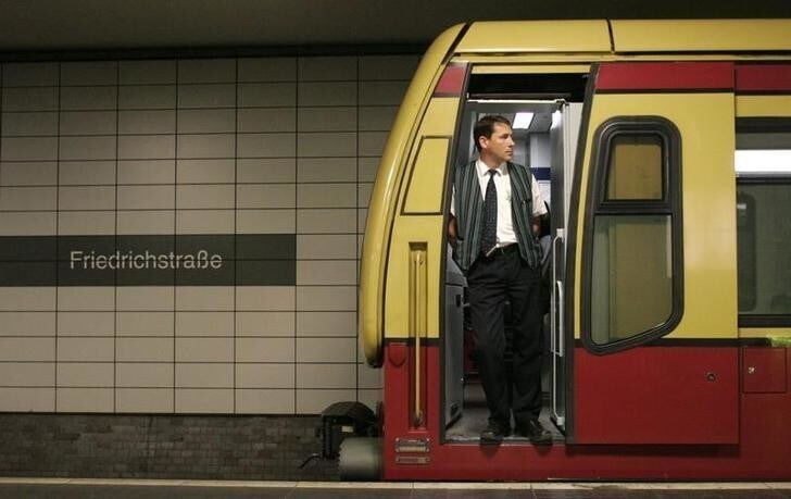 The new hydrogen powered train transports passengers along 100 kilometers (62 miles) of track.