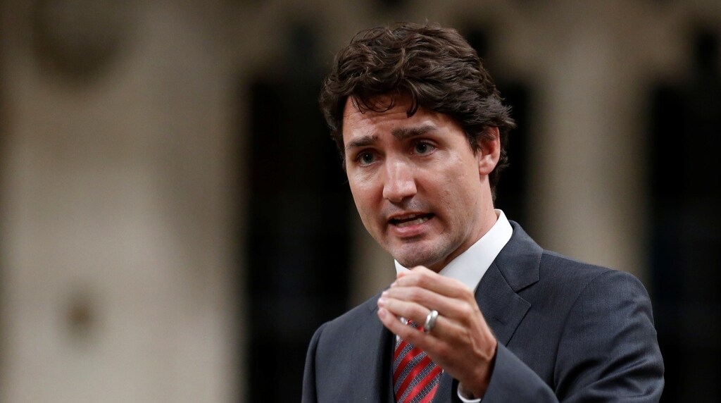 Canada's Prime Minister Justin Trudeau speaks during Question Period in the House of Commons on Parliament Hill in Ottawa, Ontario