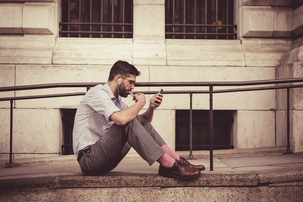 shown here is a man using his phone. Facebook chief executive Mark Zuckerberg has announced plans to turn the social media platform into an even more immersive 'metaverse'