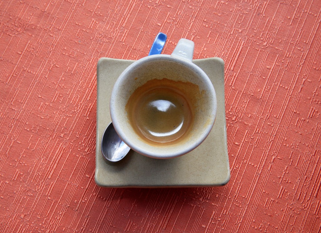 A cup of coffee is seen at the "Cafe Munaipata" in Coroico, La Paz, Bolivia, July 21, 2017. Picture taken in July 21, 2017. REUTERS/David Mercado - RC11F130E330