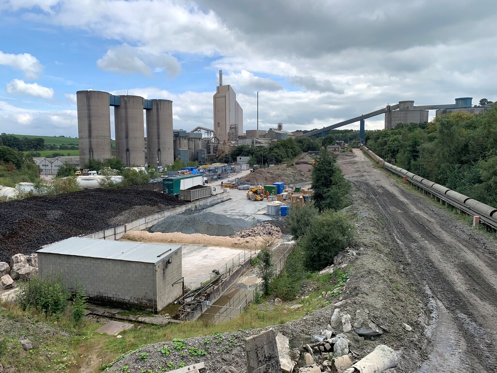 The Lafarge Cement plant in England.
