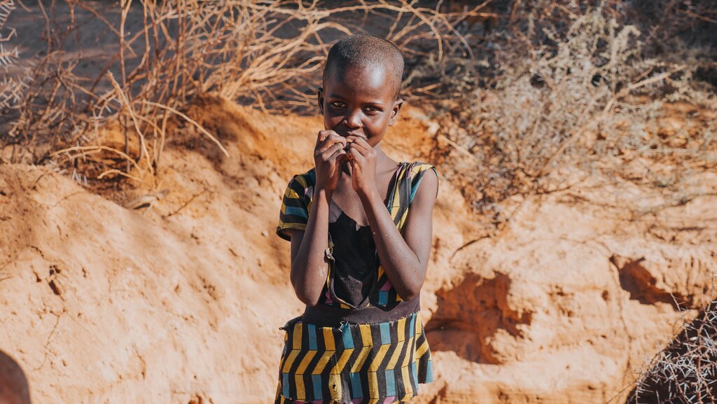An African child