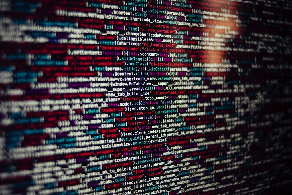 Web source code java script. Made with analog vintage lens, Leica Summicron-R 2.0 35mm (Year: 1978)
