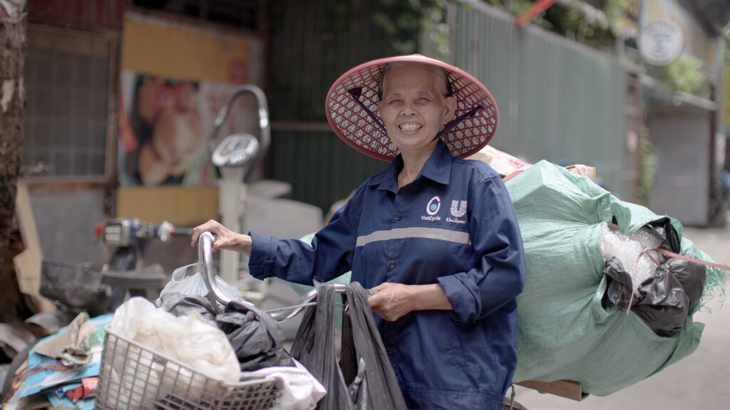 Informal waste collector.