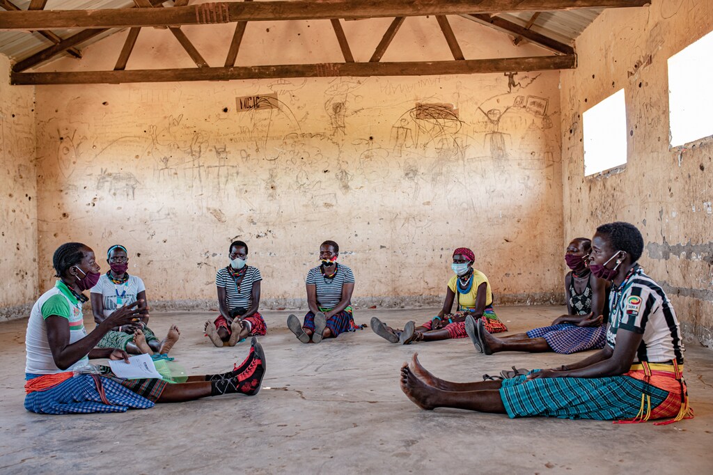 A StrongMinds therapy group in Uganda