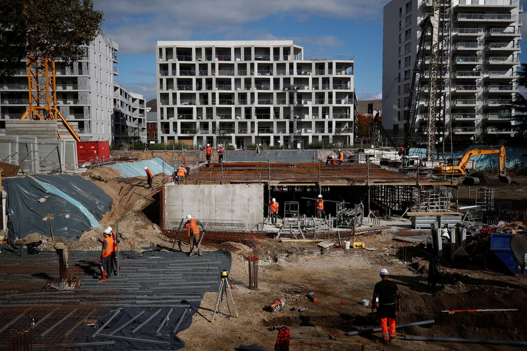 A construction site in Nantes, France