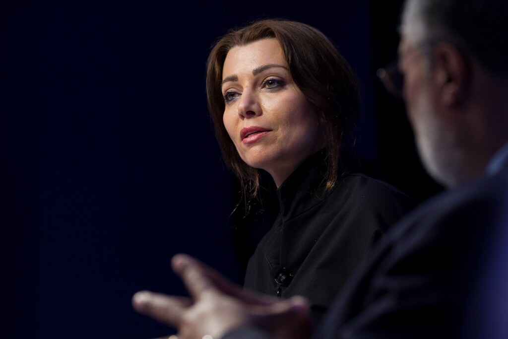 Elif Shafak, Author, Turkey speaking at the Annual Meeting 2017 of the World Economic Forum in Davos, January 18, 2017.Copyright by World Economic Forum / Greg Beadle