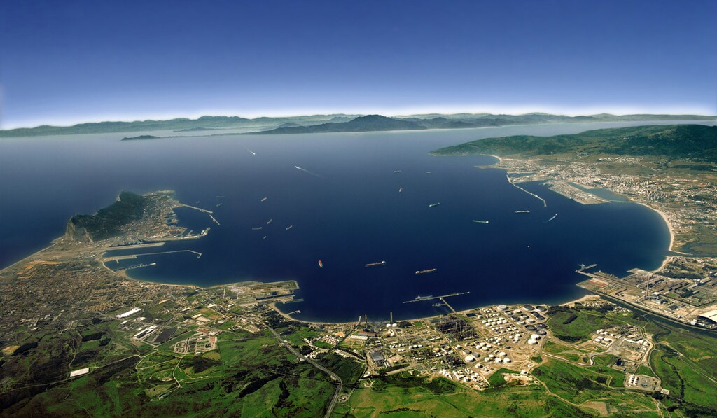 The Bay of Algeciras, where Cepsa is building one of Europe's largest green hydrogen plants