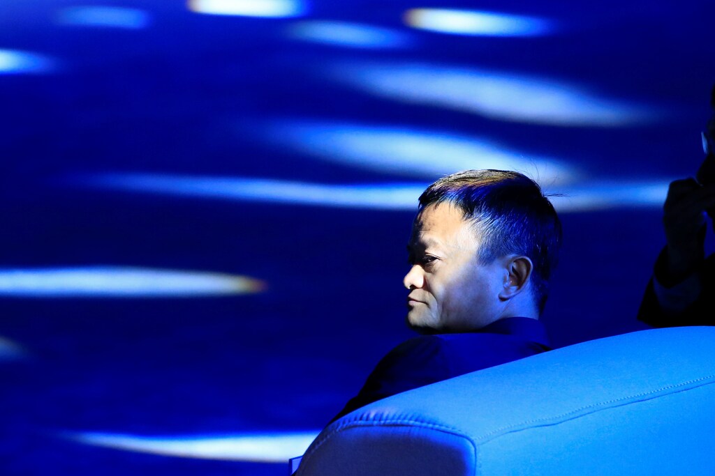 Alibaba Group co-founder and executive chairman Jack Ma attends the WAIC (World Artificial Intelligence Conference) in Shanghai, China, September 17, 2018. REUTERS/Aly Song - RC181FD48340