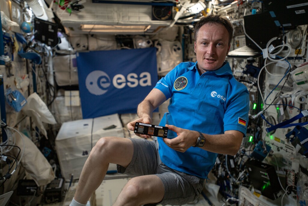 space - Matthias Maurer on board the International Space Station