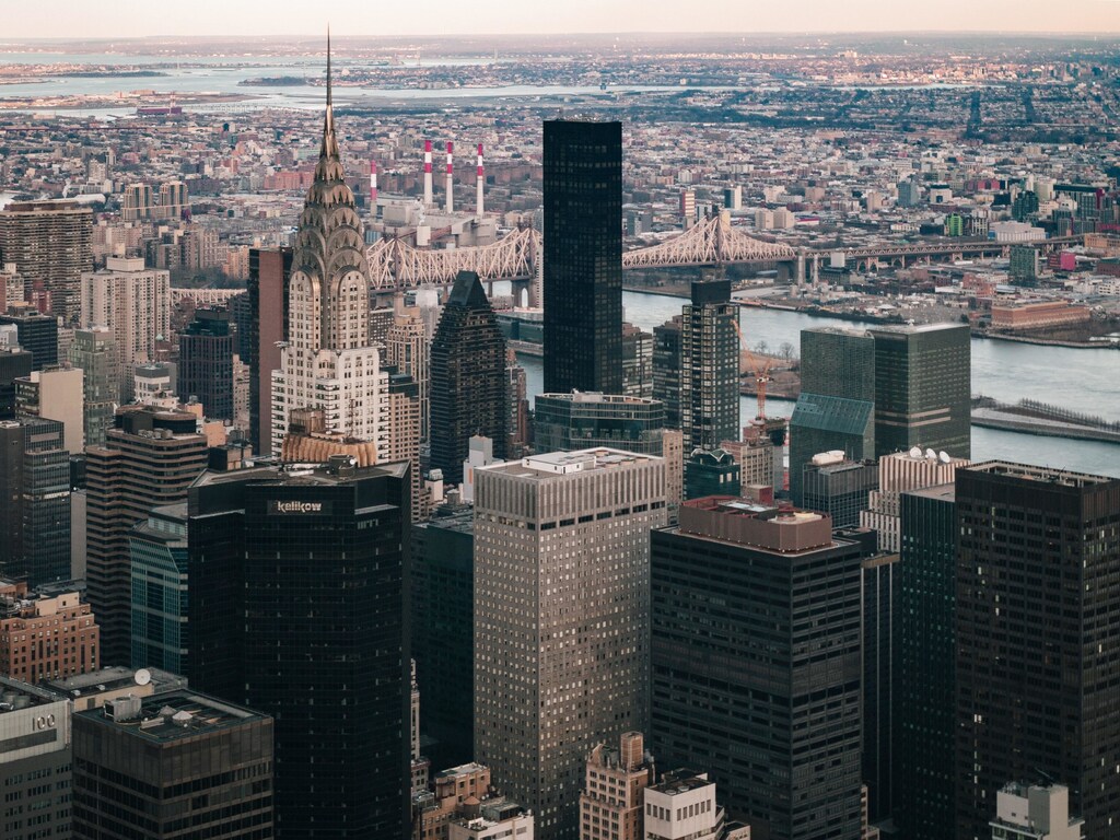 New York City in the United States.