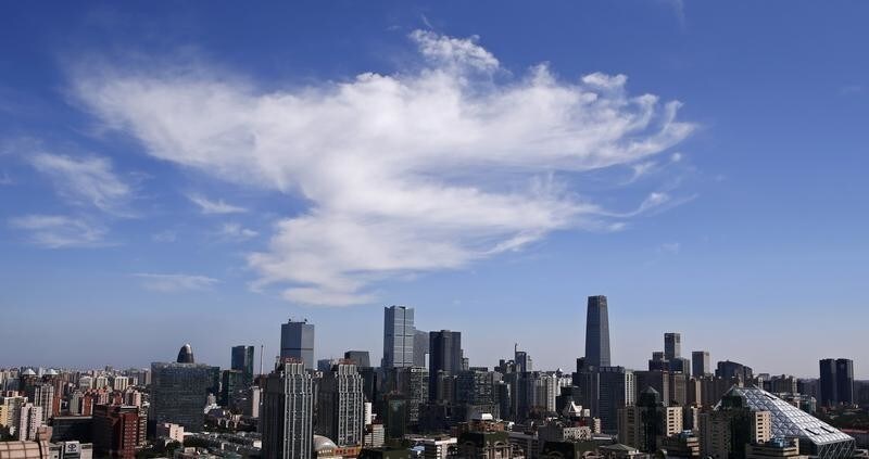A general view of the central business district during autumn in Beijing September 14, 2013. From China to Canada and London, fast-rising property markets are haunting the global economy again, five years after the U.S. subprime mortgage bubble burst and triggered the worst financial crisis since the 1930s. Picture taken September 14, 2013. To match Insight ECONOMY-GLOBAL/PROPERTY REUTERS/Petar Kujundzic (CHINA - Tags: BUSINESS REAL ESTATE CONSTRUCTION CITYSCAPE) - RTX14W0S
