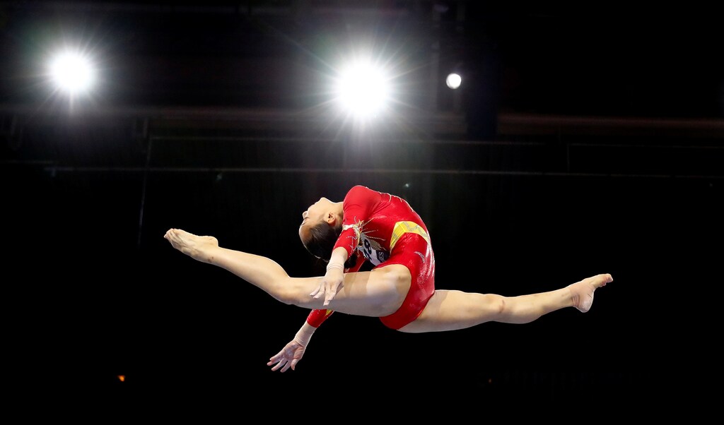 Artistic Gymnastics - 2019 World Artistic Gymnastics Championships - Women's Qualifications - Balance Beam - Hanns-Martin-Schleyer-Halle, Stuttgart, Germany - October 4, 2019 China's Tang Xijing in action REUTERS/Wolfgang Rattay - RC12A95F4C90