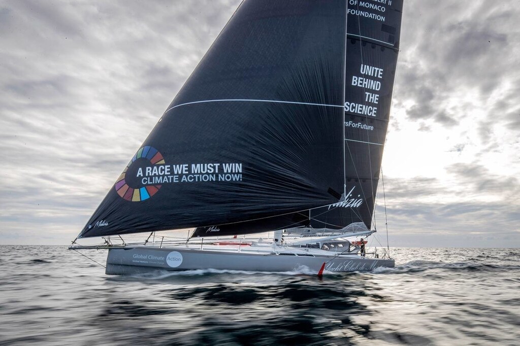 The Malizia II sailboat on which Greta Thunberg plans to sail from Britain to the United States. HANDOUT/Team Malizia/Andreas Lindlahr