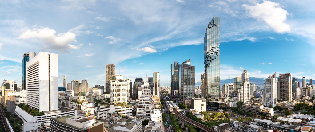 Bangkok cityscape in a story about how AI could drive growth in Southeast Asia