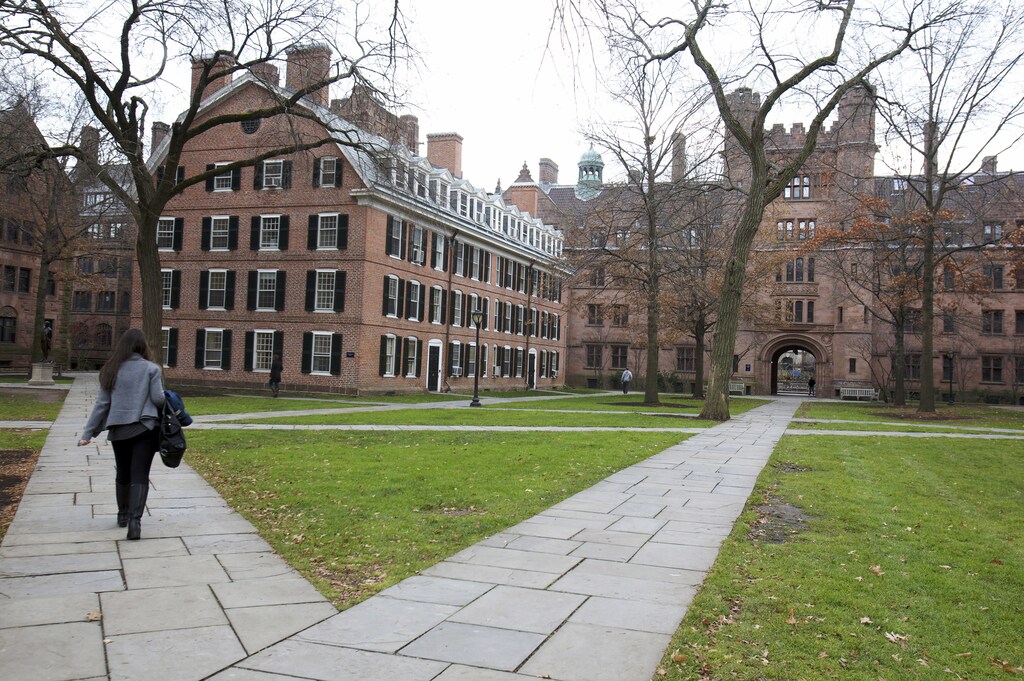 Old Campus at Yale University in New Haven, Connecticut