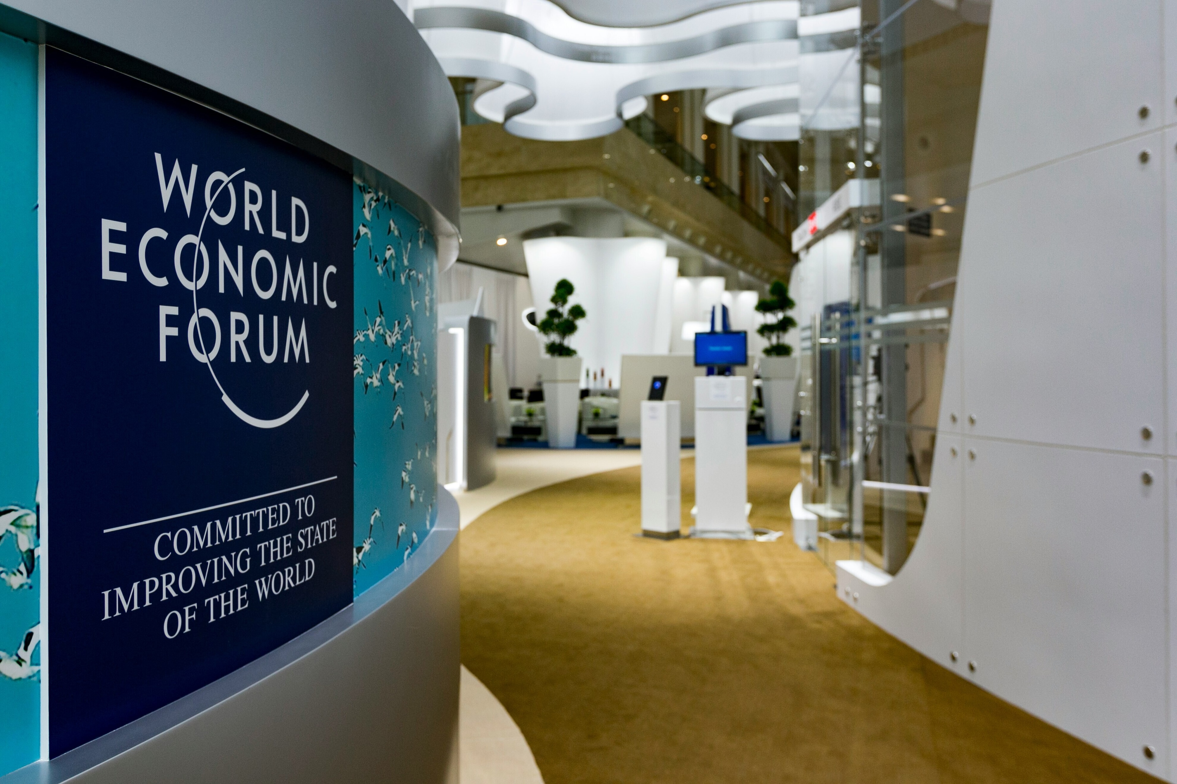 World Economic Forum logo.